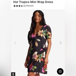 Billabong hot tropics mini dress